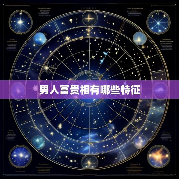 男人富贵相有哪些特征