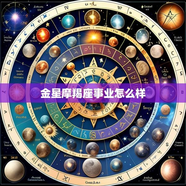 金星摩羯座事业怎么样