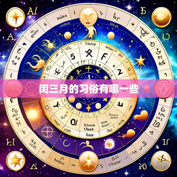闰三月的习俗有哪一些