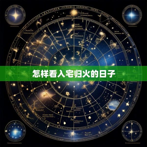 怎样看入宅归火的日子