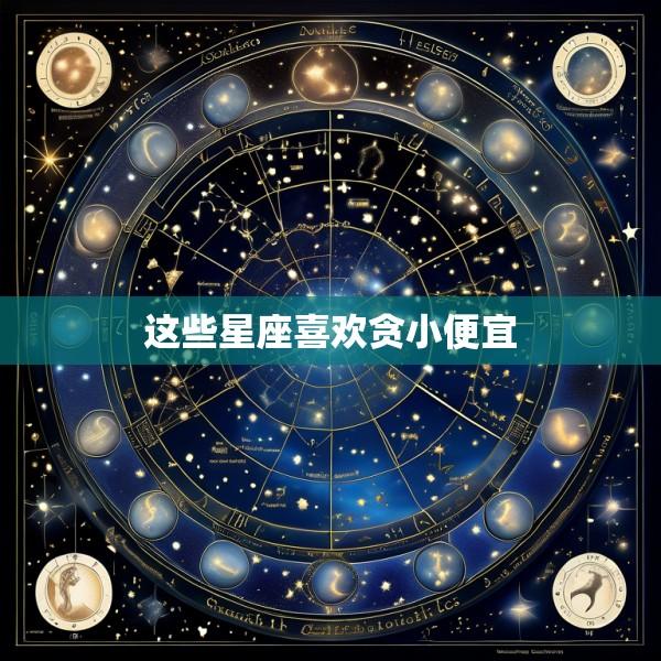 这些星座喜欢贪小便宜