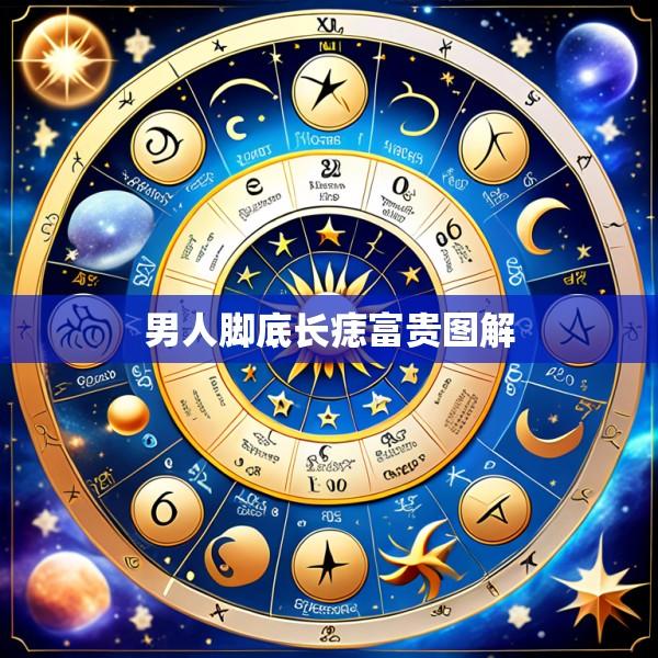 男人脚底长痣富贵图解