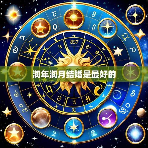 润年润月结婚是最好的