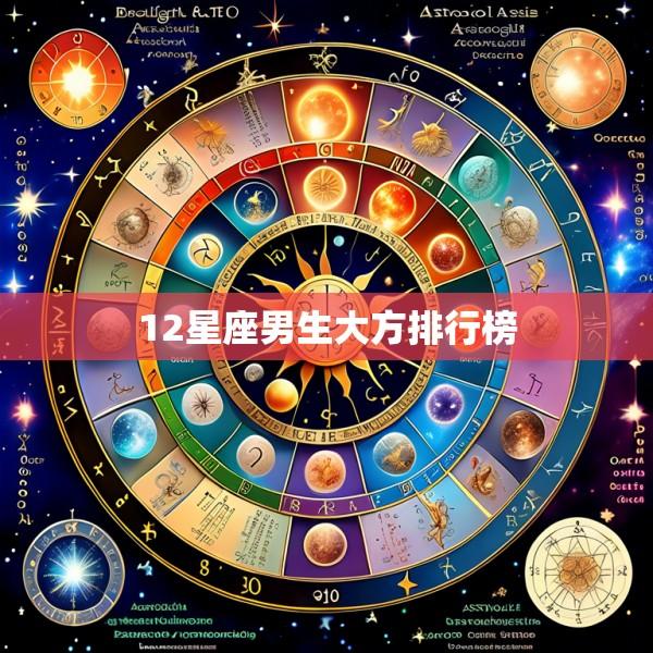12星座男生大方排行榜