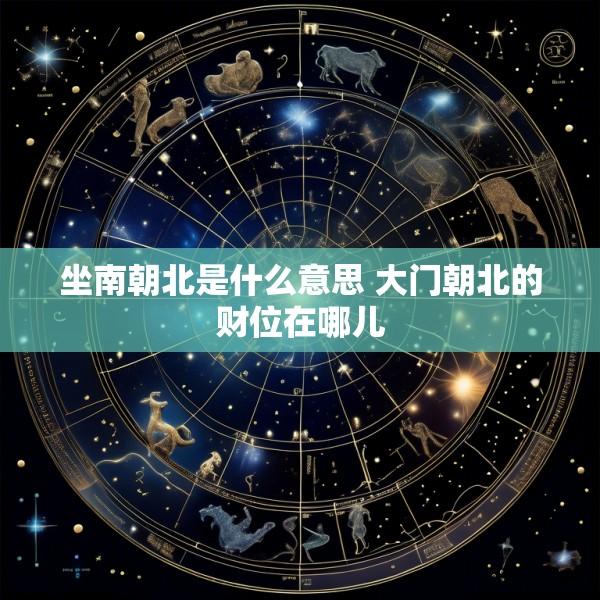 坐南朝北是什么意思 大门朝北的财位在哪儿