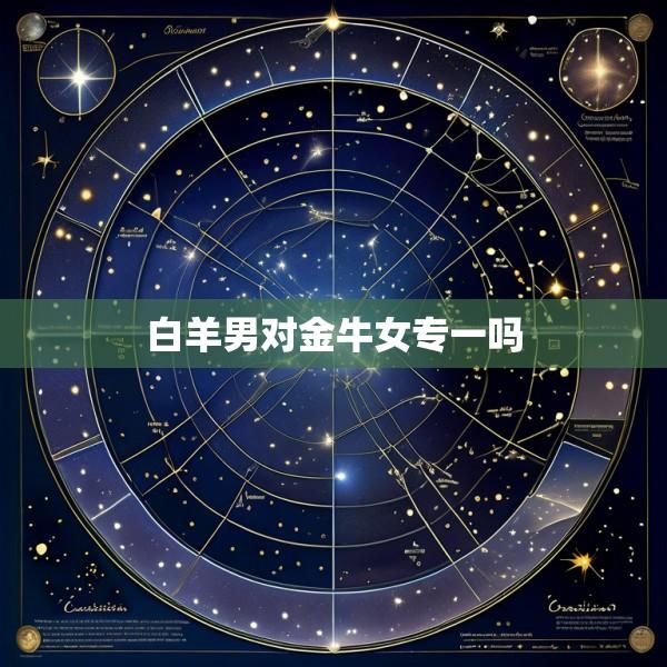 白羊男对金牛女专一吗