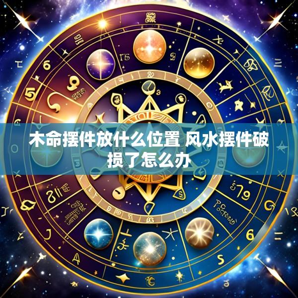 木命摆件放什么位置 风水摆件破损了怎么办