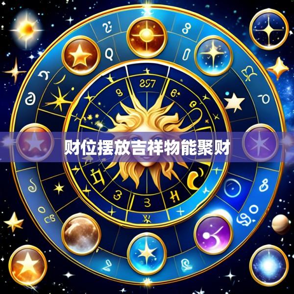财位摆放吉祥物能聚财