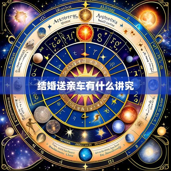 结婚送亲车有什么讲究