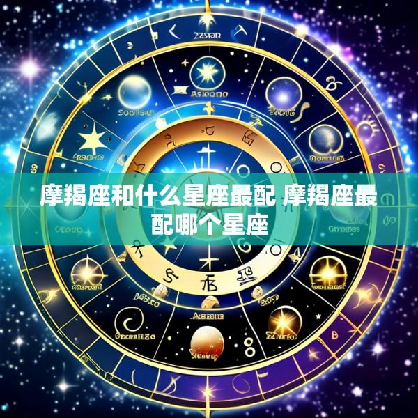摩羯座和什么星座最配 摩羯座最配哪个星座
