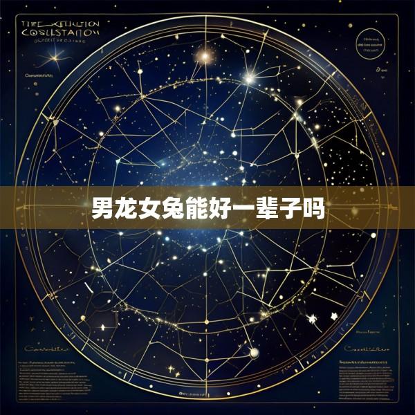男龙女兔能好一辈子吗