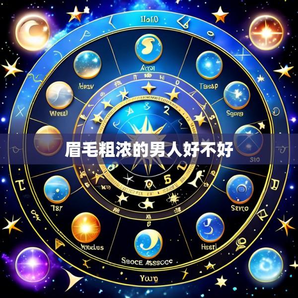 眉毛粗浓的男人好不好