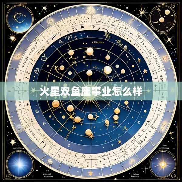 火星双鱼座事业怎么样