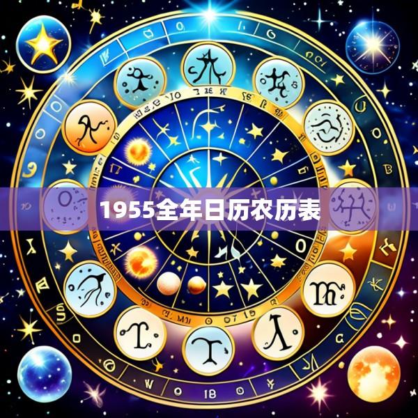 1955全年日历农历表