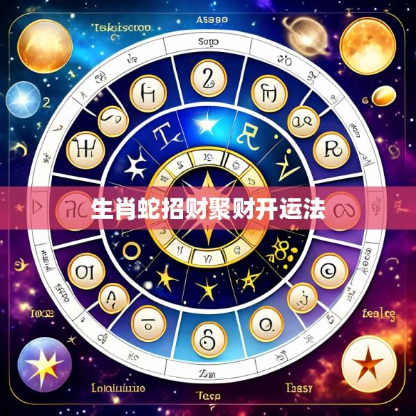 生肖蛇招财聚财开运法