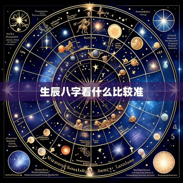 生辰八字看什么比较准