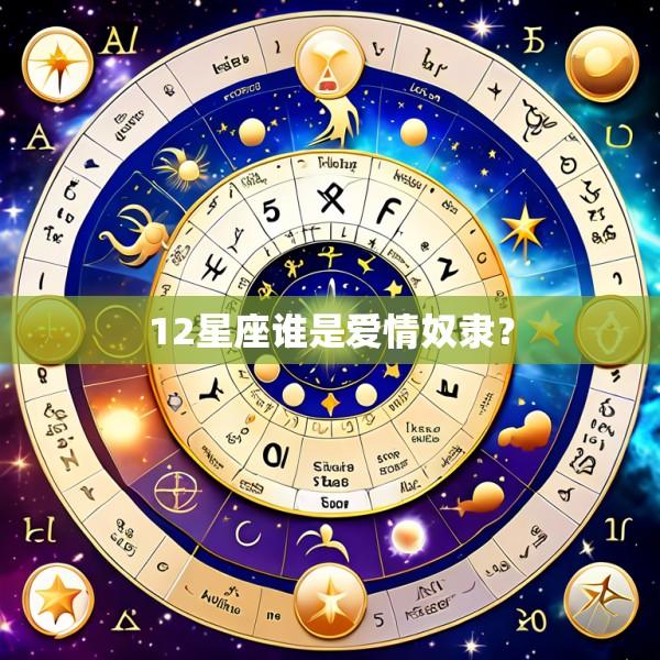 12星座谁是爱情奴隶？