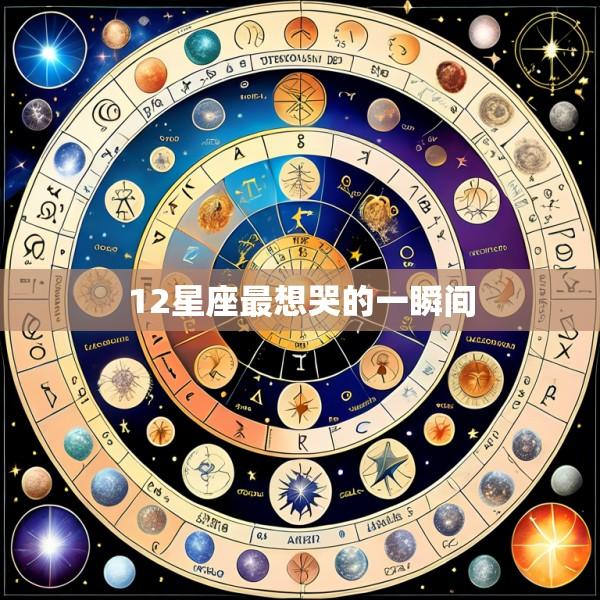 12星座最想哭的一瞬间