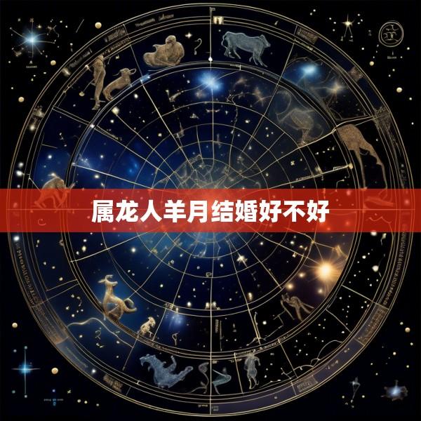 属龙人羊月结婚好不好