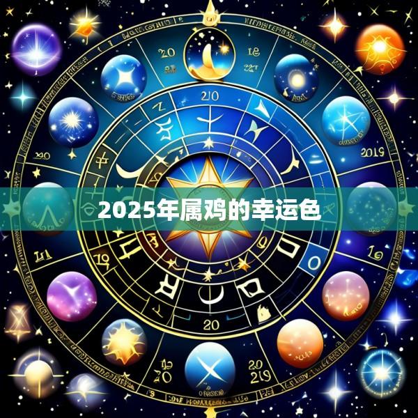 2025年属鸡的幸运色