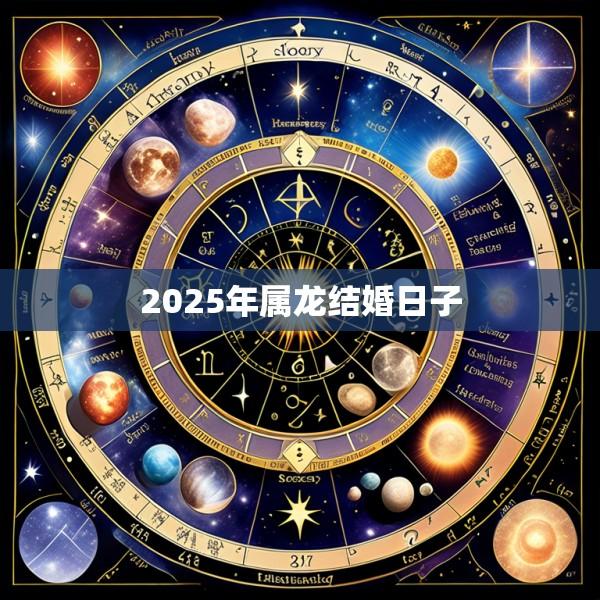 2025年属龙结婚日子