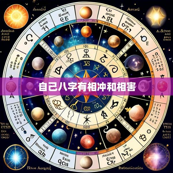 自己八字有相冲和相害