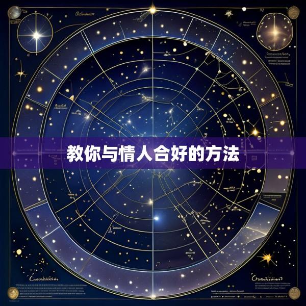 教你与情人合好的方法