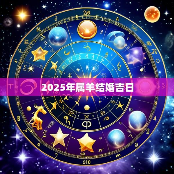 2025年属羊结婚吉日