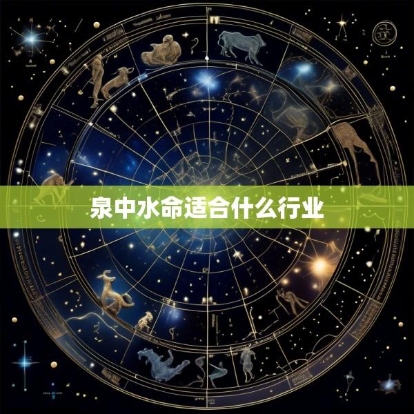 泉中水命适合什么行业