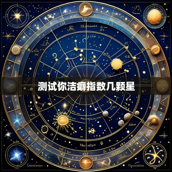 测试你洁癖指数几颗星