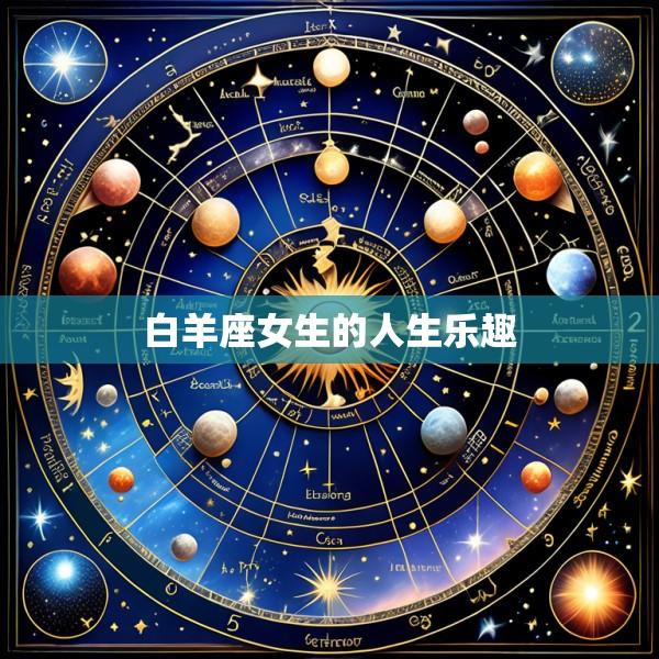 白羊座女生的人生乐趣