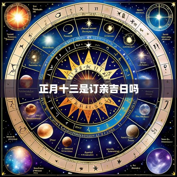 正月十三是订亲吉日吗
