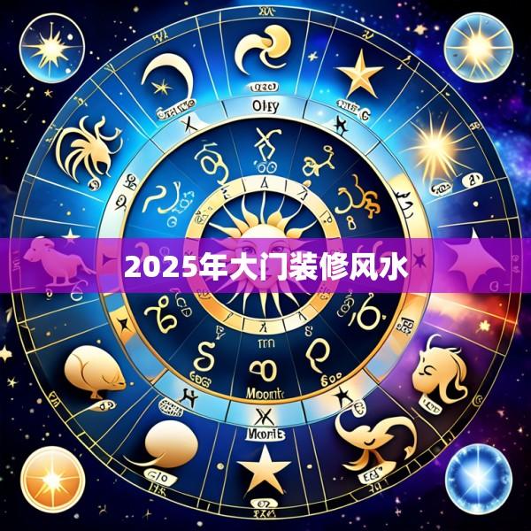 2025年大门装修风水