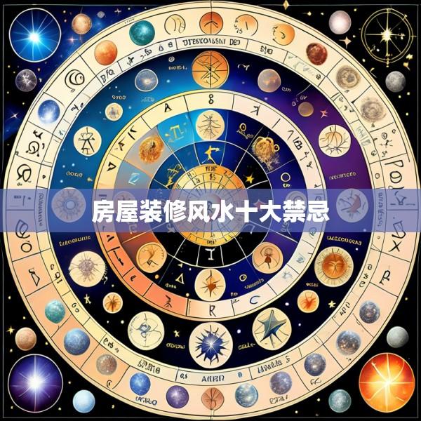 房屋装修风水十大禁忌
