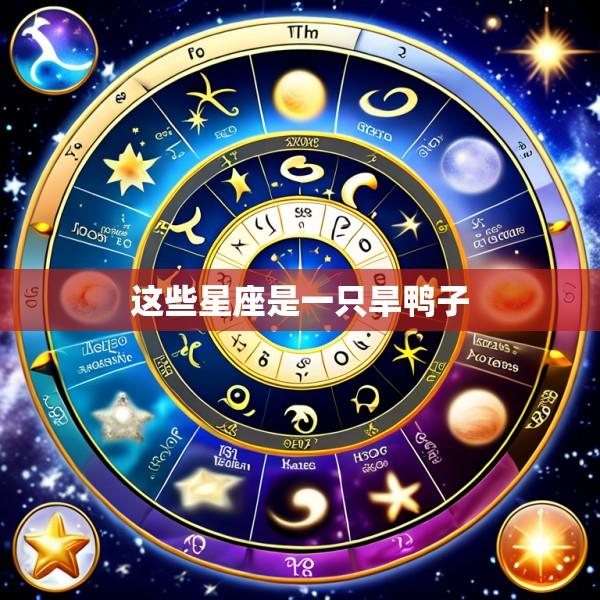 这些星座是一只旱鸭子