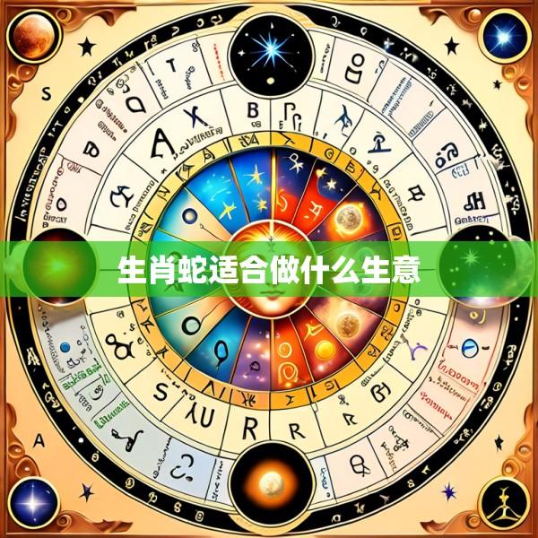 生肖蛇适合做什么生意