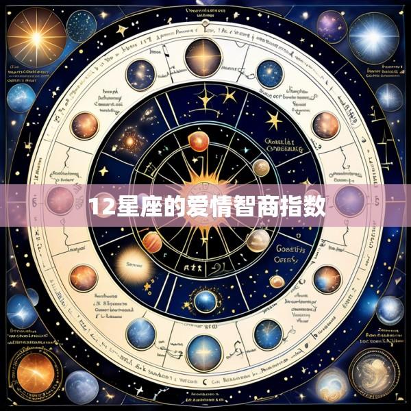 12星座的爱情智商指数