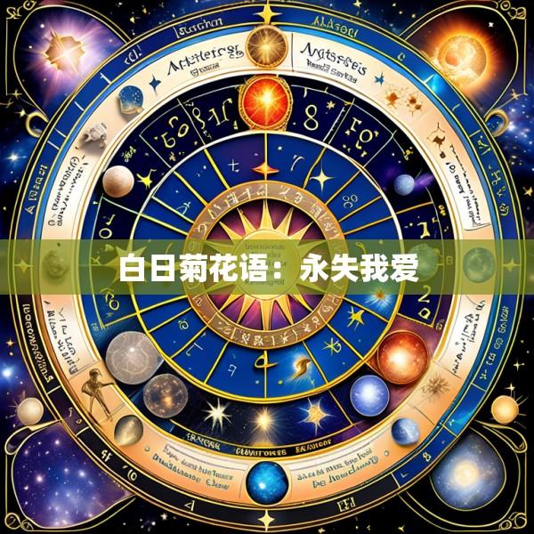 白日菊花语:永失我爱