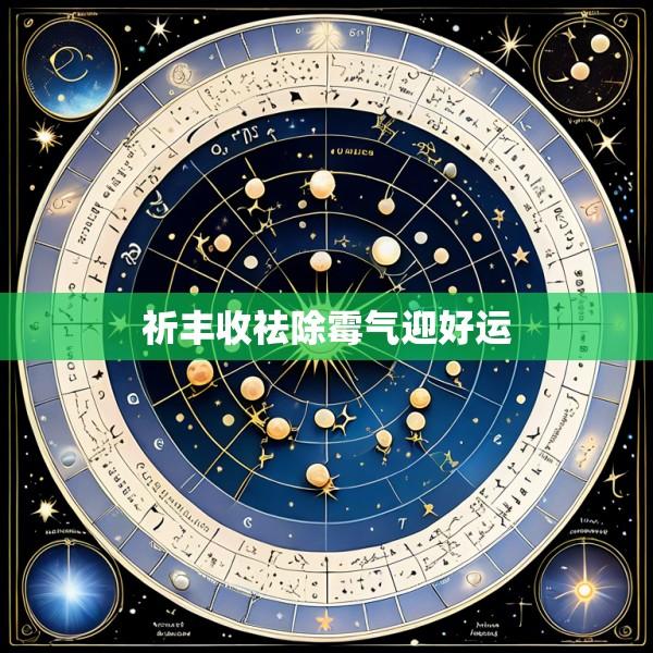 祈丰收祛除霉气迎好运