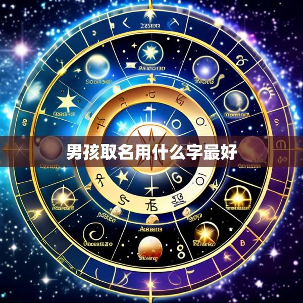 男孩取名用什么字最好