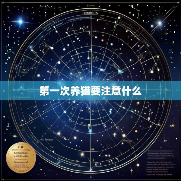 第一次养猫要注意什么