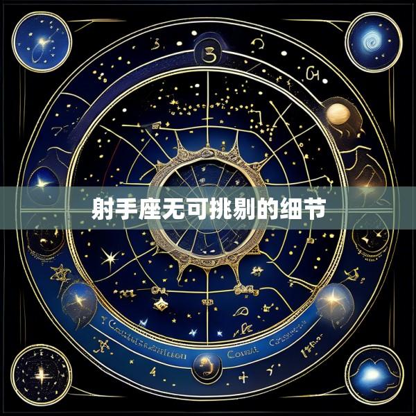 射手座无可挑剔的细节