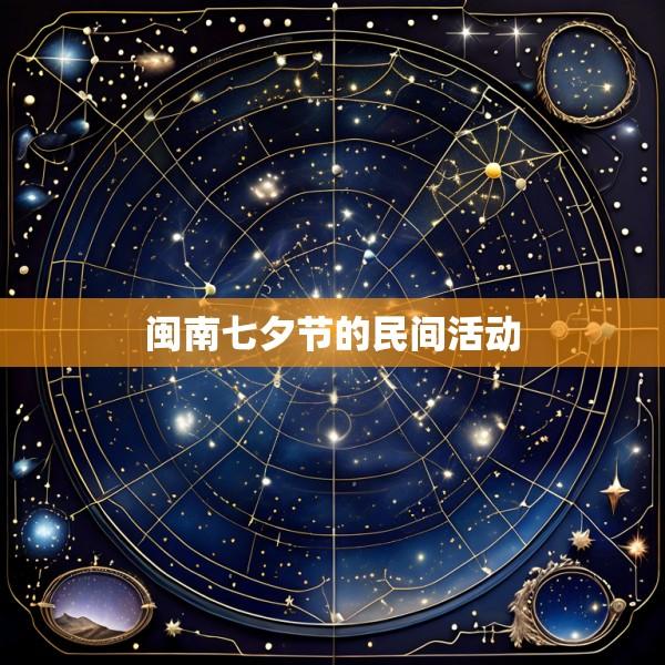 闽南七夕节的民间活动