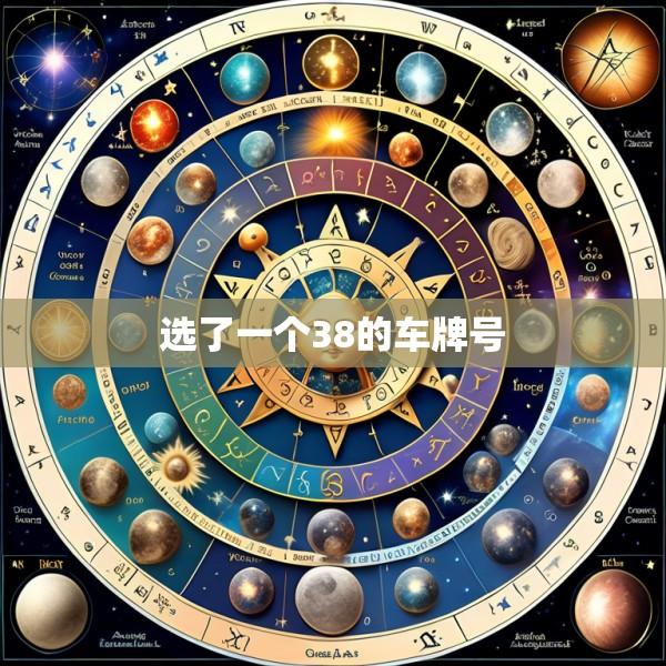 选了一个38的车牌号