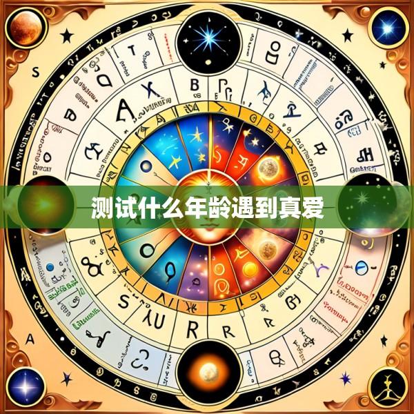 测试什么年龄遇到真爱