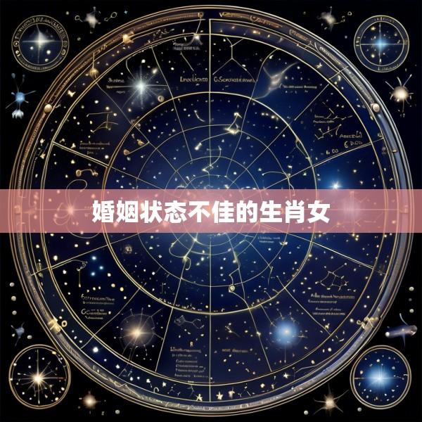婚姻状态不佳的生肖女