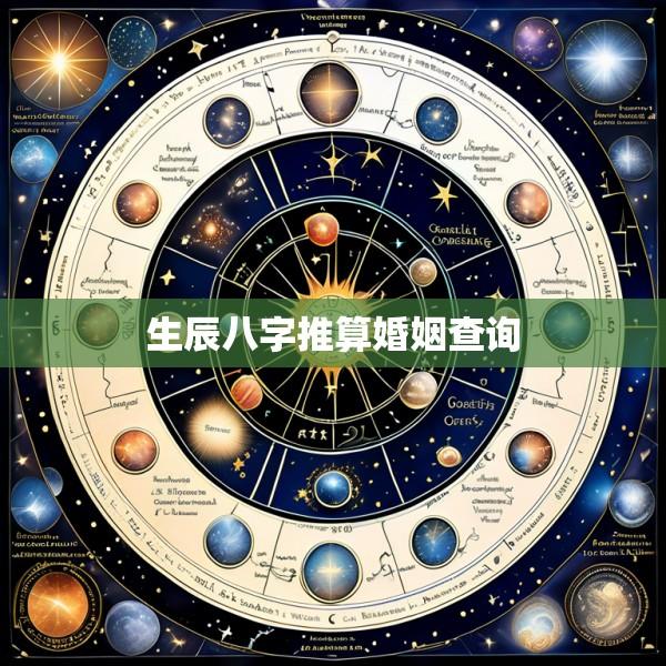 生辰八字推算婚姻查询