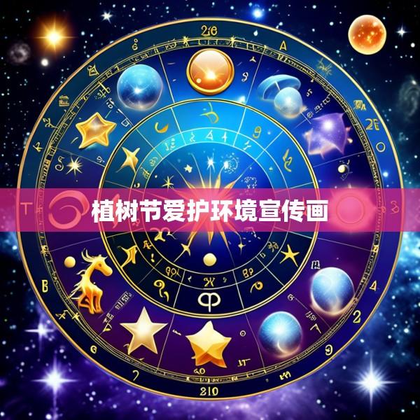 植树节爱护环境宣传画