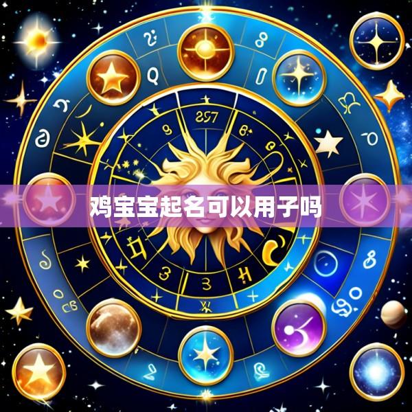 鸡宝宝起名可以用子吗