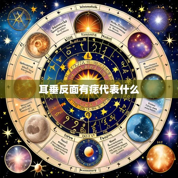 耳垂反面有痣代表什么